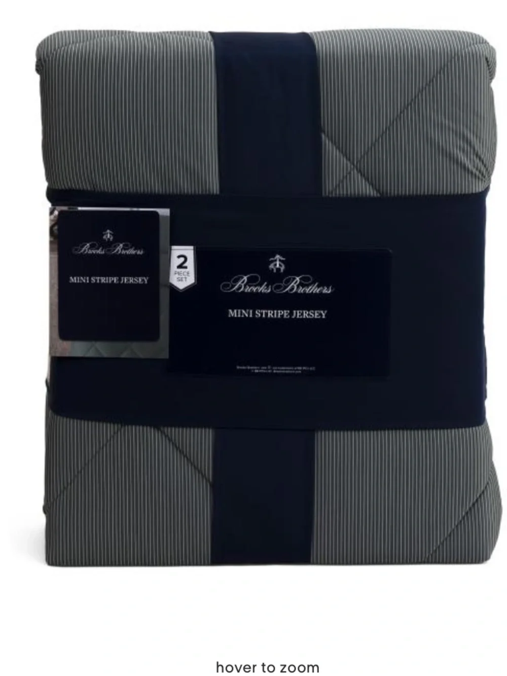 BROOKS BROTHERS striped comforter set